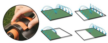 Садовый разбрызгиватель для полива черной линии Bradas Black Line