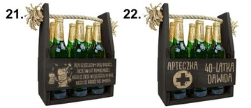 КОРОБКА ДЛЯ ПИВА С ГРАВИРОВКОЙ ПОДАРОК ​​НА ДЕНЬ РОЖДЕНИЯ