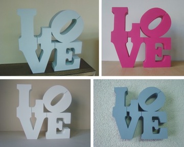 Love 3D декоративная надпись в сочетании с 25x25 см.