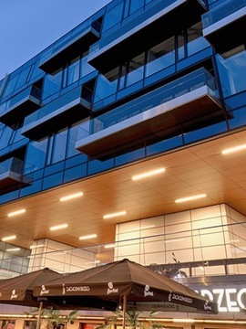 Торцевая заглушка LARKO для светодиодного профиля KLUŚ, серая