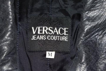 VERSACE JEANS COUTURE kurtka damska M skóra naturl