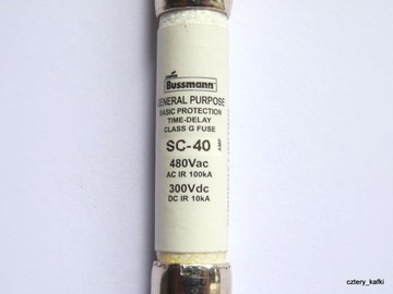 ПРЕДОХРАНИТЕЛЬ SC-40 40А БУССМАН!!