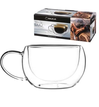 SZKLANKA Filiżanka TERMICZNA DUO 2 x 280 ml