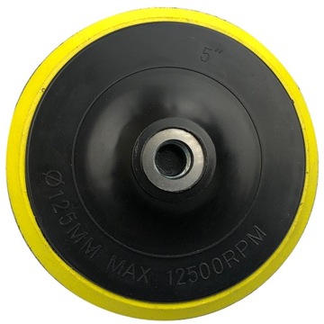 UCHWYT DYSK POLERSKI VELCRO RZEP 125MM M14 PIANKA