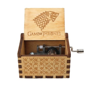 DREWNIANA POZYTYWKA NA KORBKĘ GRA O TRON GAME OF