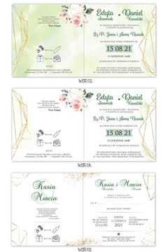 Приглашения на свадьбу в деревенском цветочном стиле в стиле БОХО