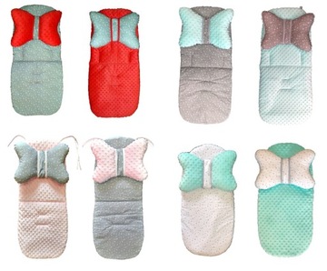 Вставка в коляску + матрас бабочка MINKY! Узоры!