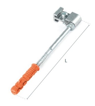 Хомут ПВХ для трубы 63мм Ocean ASH GREY