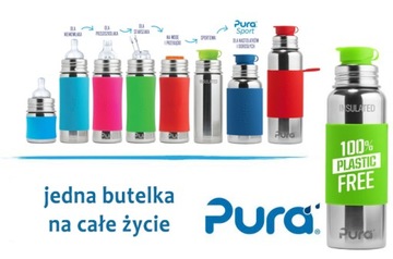 ТЕРМАЛЬНАЯ БУТЫЛКА 260 мл со сменным непроливающимся носиком из стали PURA KIKI