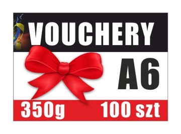 Bony Upominkowe Vouchery 100 szt - 350g Kolorowe