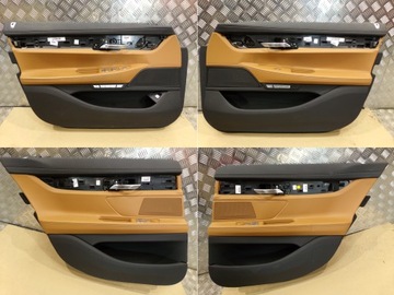 BMW 7 G11 G12 BOCZEK DRZWI PRZÓD TYŁ COGNAC