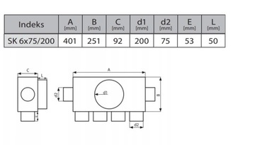 ПЛОСКИЙ РАСПРЕДЕЛИТЕЛЬНЫЙ ящик 6х75/200 СВИДЕТЕЛЬСТВО О РЕКУПЕРАЦИИ