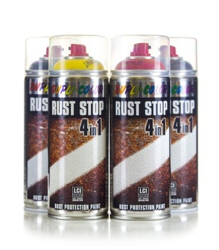 RUST STOP КРАСКА ОТ Ржавчины 4в1 HAMMER АНТРАЦИТ 400МЛ