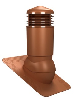 ИЗОЛИРОВАННЫЙ ВЕНТИЛЯЦИОННЫЙ КАМИН fi125 под рубероидную черепицу