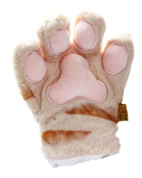 ПЛЮШЕВЫЕ ПЕРЧАТКИ CAT'S PAW TIGER E0937 EMAJ