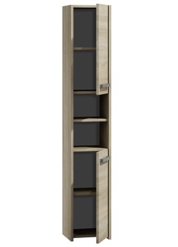 ШКАФ ДЛЯ ВАННОЙ СТОЙКА КНИЖНЫЙ ШКАФ 30СМ * ДУБ СОНОМА