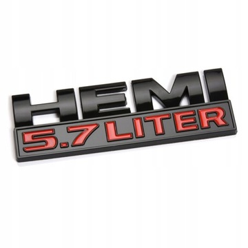 HEMI 5.7 LITER EMBLEMAT LOGO NAPIS ZNACZEK