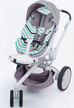 ВСТАВКА ДЛЯ ГОНДОЛЬНОЙ КОЛЯСКИ, МАТРАС MINKY, РЕМНИ 5-в-1