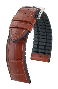 PASEK DO ZEGARKA HIRSCH PAUL ZŁOTY BRĄZ L 20 MM
