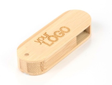 Pamięć USB bambusowa STALK 16 GB + GRAWER