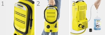 KARCHER K 2 COMPACT HOME GIGA XL МАШИНА ПОД ДАВЛЕНИЕМ T-RACER БАЗОВЫЙ НАБОР