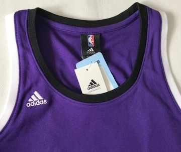Женская фиолетовая футболка Adidas NBA 4Her S