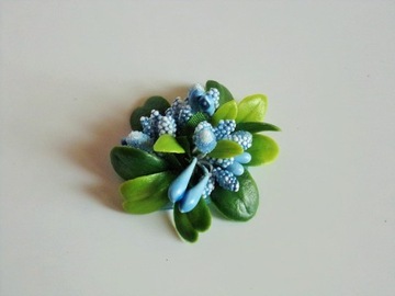 KM 12 A * Kotylion + przypinka * ślub, studniówka