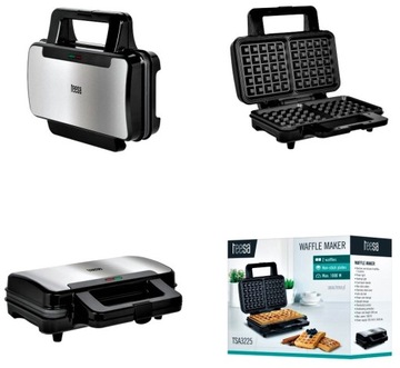 Вафельница Teesa tsa3225 1000 Вт черная