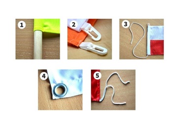 Рекламный флаг компании 90х60см Бесплатный дизайн