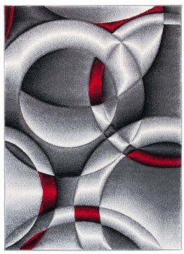 Dywan SUMATRA J386A Wycinany Fryz Szary Nowoczesny Gruby 120x170