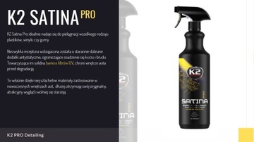 K2 SATINA PRO dressing kokpit mat 5L BLUEBERRY