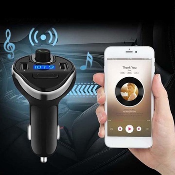 T20 FM Bluetooth-передатчик с поддержкой MP3 SD без помощи рук