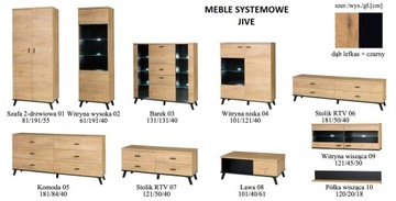 Стол JIVE, шкаф RTV, мебель для гостиной