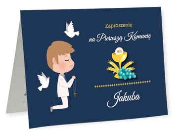 ZAPROSZENIA na Komunię KOMUNIJNE PERSONALIZACJA