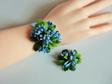 KM 12 A * Kotylion + przypinka * ślub, studniówka