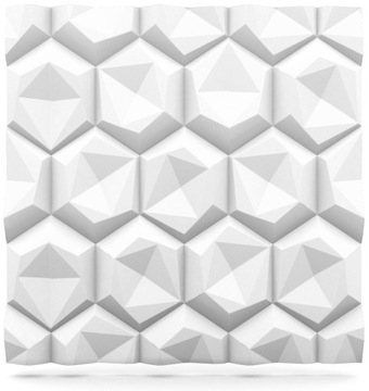 Kasetony Ścienne Styropianowe Panele 3D HEXAGONY