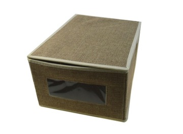 ORGANIZER POJEMNIK DO SZAFY 25x35x16cm BEŻOWY