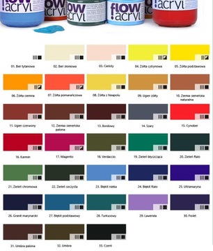 АКРИЛОВАЯ КРАСКА ДЛЯ ШТАМПОВ RENESANS 50мл 33цвет