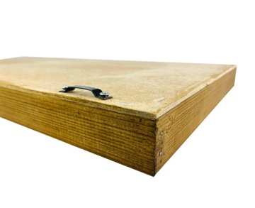 OBRAZEK Z NAPISEM 3D RAMKA DREWNIANA 25x50cm