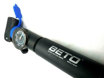 Велосипедный насос Beto mini cld-030pg, манометр
