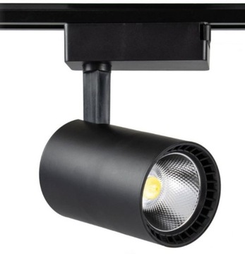 LAMPA SKLEPOWA NA SZYNĘ 30W 3000K LED CZARNA