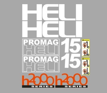 Naklejki oklejenie - HELI 15