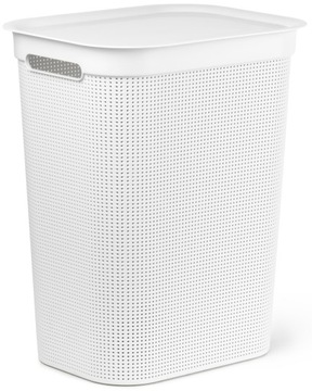 Kosz na pranie Rotho Brisen 50L biały stylowy