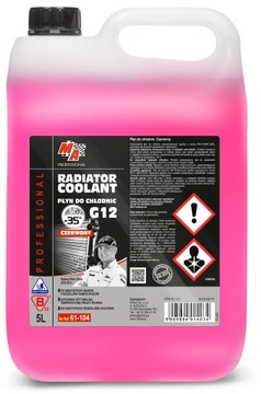 MOJE AUTO PŁYN DO CHŁODNIC 5L CZERWONY JAKOŚĆ G12 -35°C NA DODATKACH BASF R