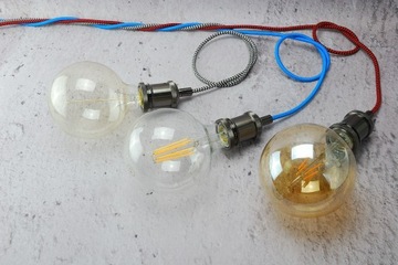 metalowa oprawka e27 czarna VINTAGE z kołnierzem lampa pająk edison LOFT