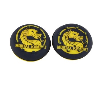 GUMKI NAKŁADKI GRIP MORTAL KOMBAT PS5 Żółte