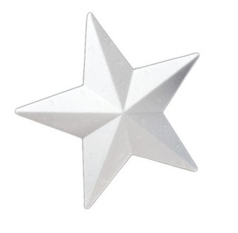 Gwiazda Gwiazdka styropianowa 11 cm
