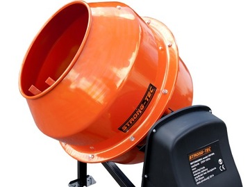 БЕТОНОМЕСИТЕЛЬ ОБЪЕМ 120 Л ОБОД ЧУГУННЫЙ МИКСЕР Мощность двигателя 650 Вт / 1 ФАЗА 230 В