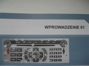 Peugeot 407 Polska instrukcja Peugeot 407 + GPS