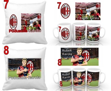 AC MILAN ПОДУШКА + КРУЖКА + НАБОР ИМЕНИ